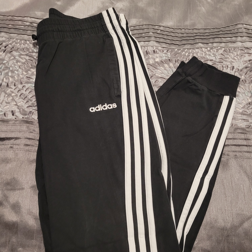 Adidas  Black and White Joggers Women